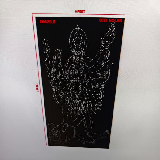 DM120.6 6x12 FEET 3091 Holes 3 PART Kali  MATA