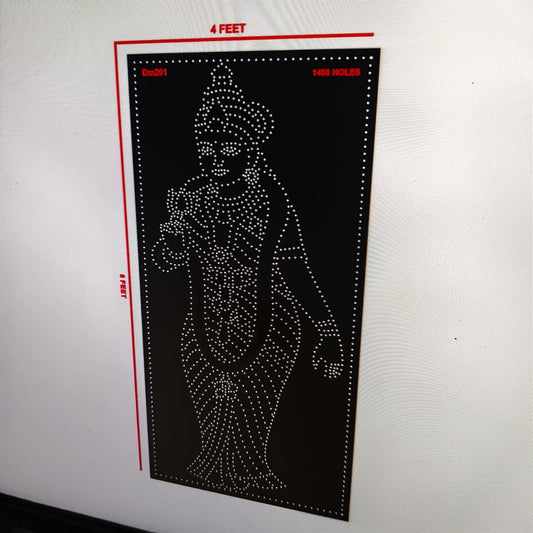 DM201  4x8 FEET 1498 Holes 1PART DEVI   MATA