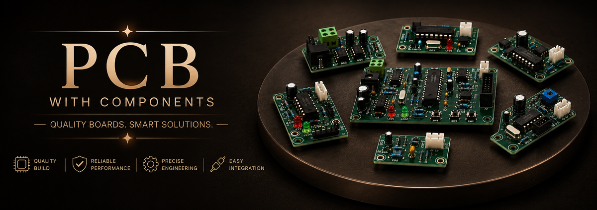 PCB WITH COMPONENTS