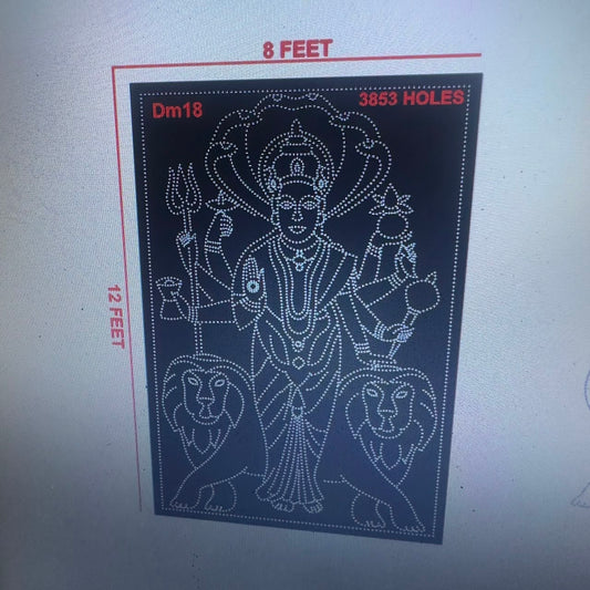 DM18 DEVI MATA 8X12 FEET 3 PART