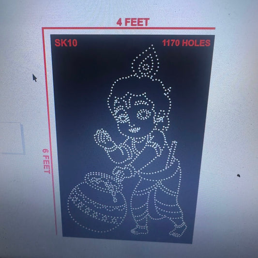 SK10 4X6 FEET KRISHNA 1170 HOLES