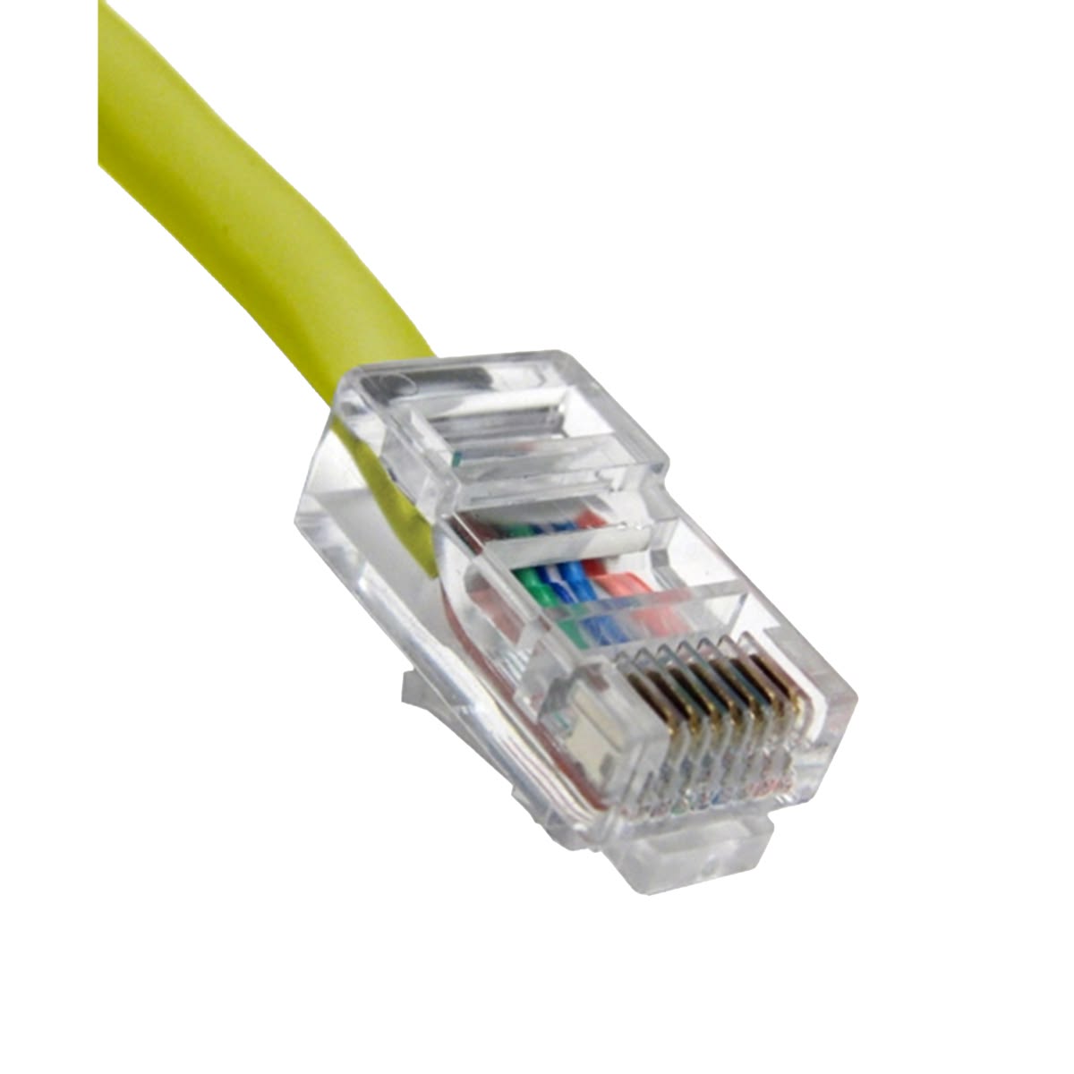 CAT5E Bootless Patch Cable for High- Density Racks - Non-Booted RJ45