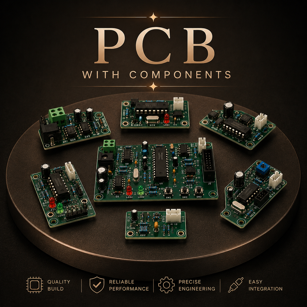PCB WITH COMPONENTS
