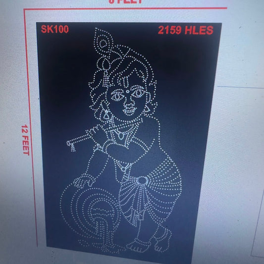 SK100 8X12 FEET 2159 Holes 3 PART KRISHNA