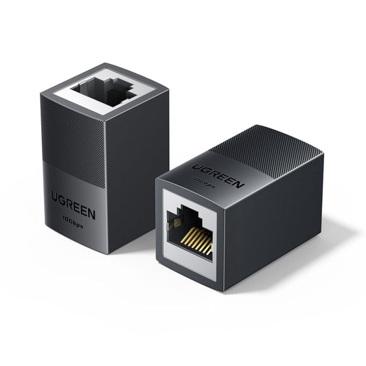 UGREEN RJ45 Coupler,2PCS IOGbps POE High-Speed Ethernet Connector,ShieIded Internet Joiner,LAN Network Extender Female to Female for Cat7, Cat6, Cat5e