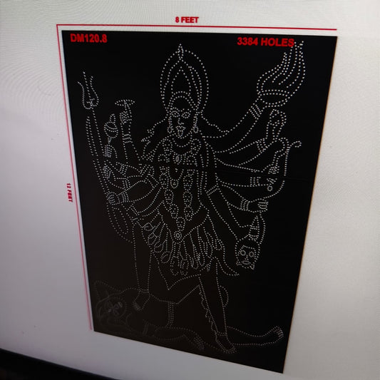DM120.8 8X12 FEET 3384 Holes 3 PART Kali  MATA