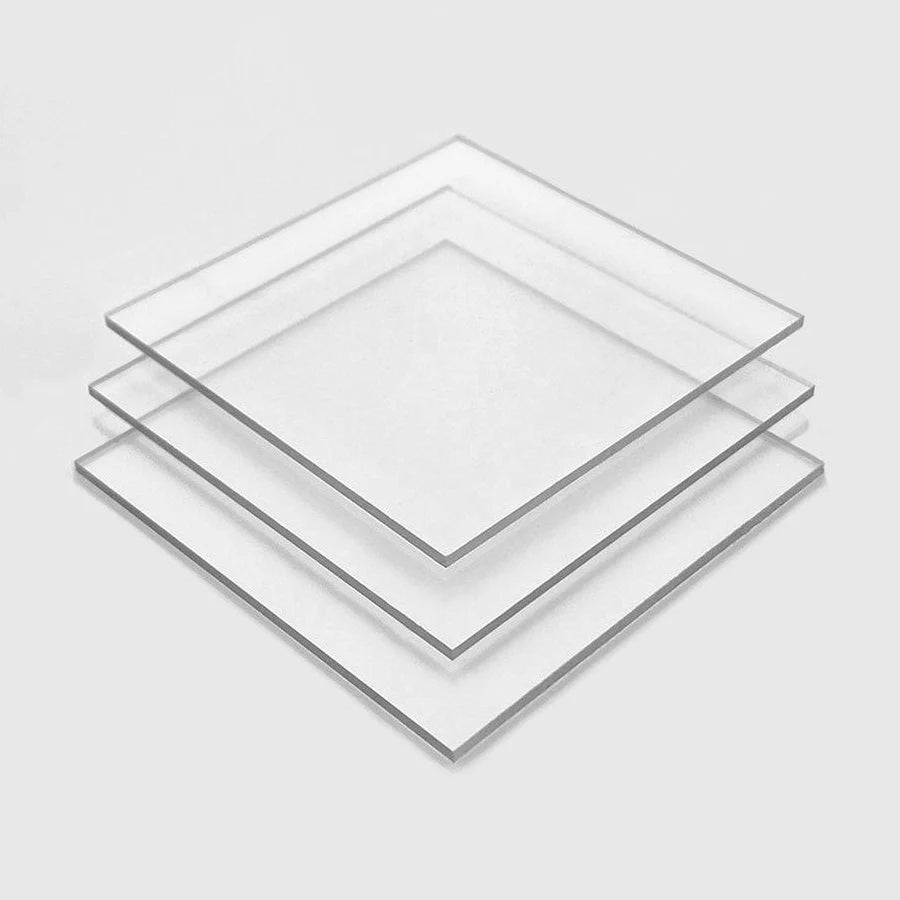 Anti-Scratch Polycarbonate Sheet Clear High-Impact Durable Abrasion Resistant Plastic Panel,Heavy Duty Protective High Impact.Size (5MM/12x12)