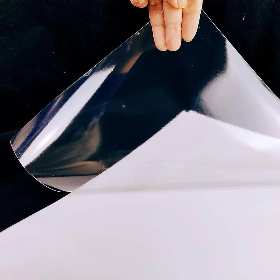 SUNBIRD Self Adhesive Laminating Roll Sheet for Mobile Phones, Tablet, Laptop Back Cover Cabinet, Tabletop, Car Dashboard Clear Laminating Film (12 x